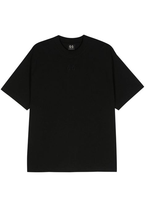 T-shirt con stampa in nero di 44 LABEL GROUP - uomo